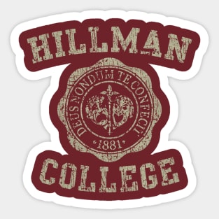 HILMAN COLLAGE 1881 - RETRO STYLE Sticker